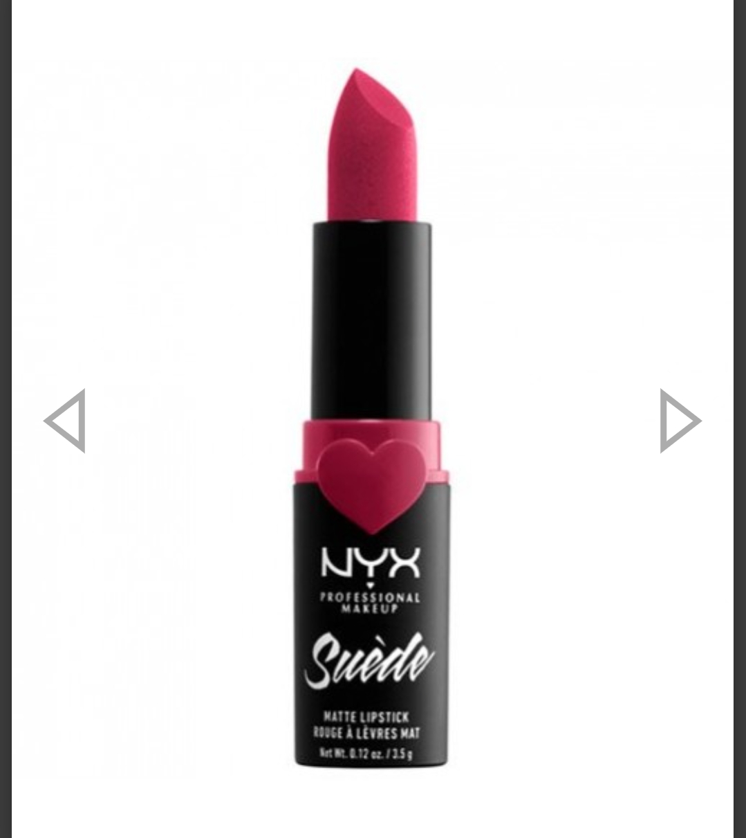 NYX Professional Makeup Suede Matte Lipstick матуюча помада відтінок 31Chery Skies.