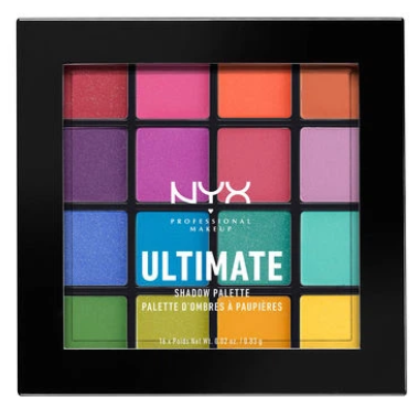 Палітра тіней для очей NYX Cosmetics Ultimate Shadow Palette (16 відтінків) Brights / Lumineux (usp04)